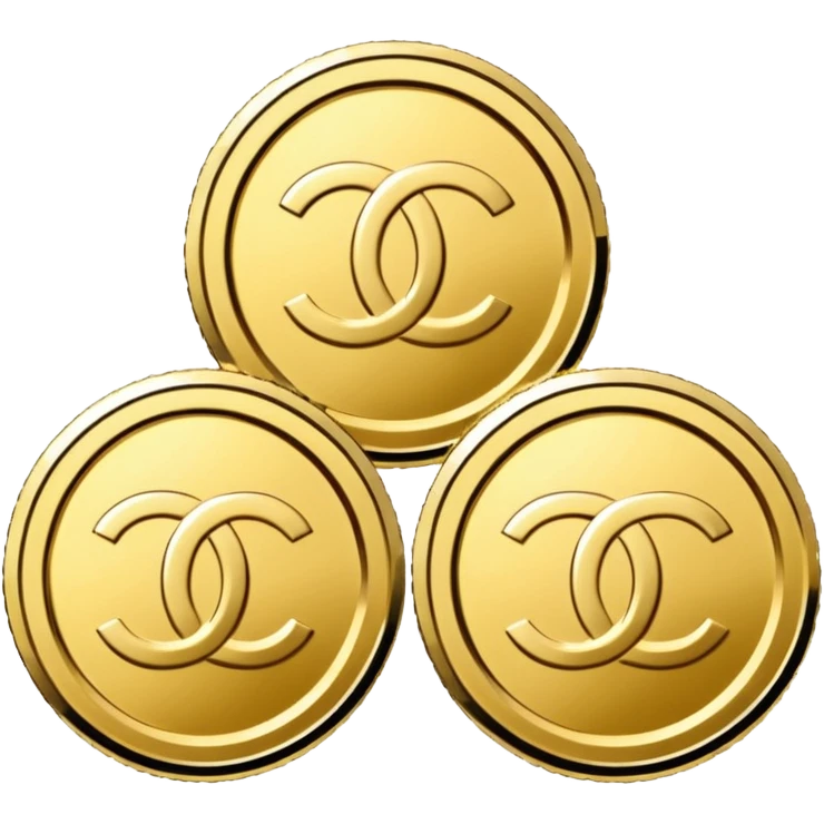 3 chanel coins emoji