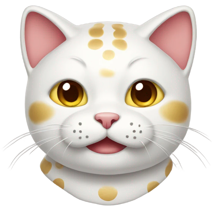 Lucky cat emoji