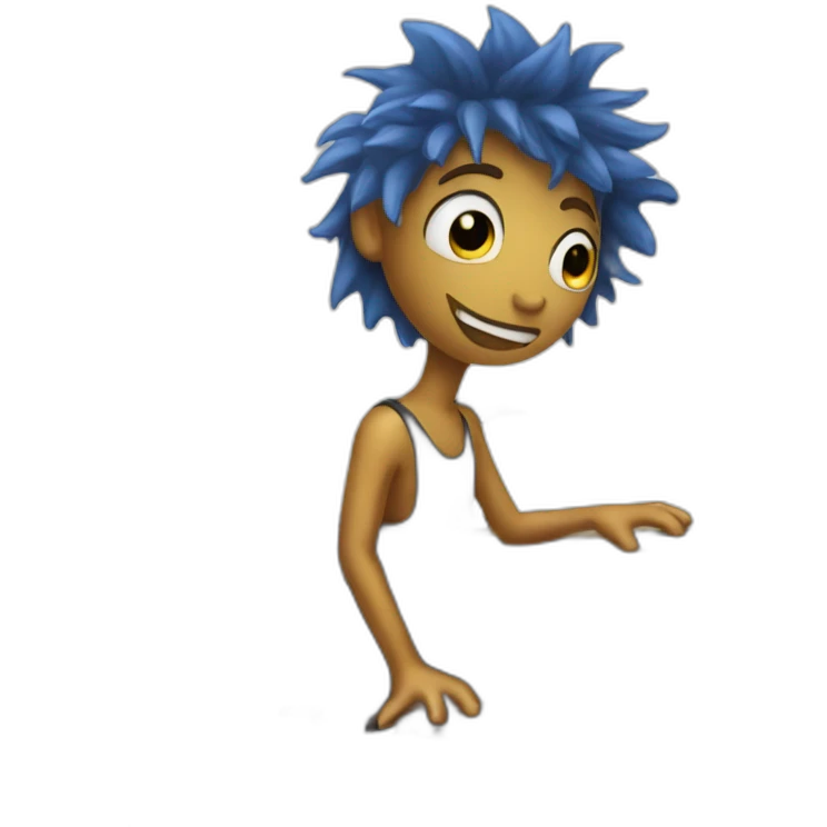 Thunder humanoid playing a piano  emoji