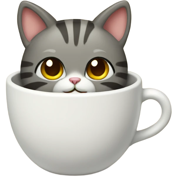 Cat in cup emoji
