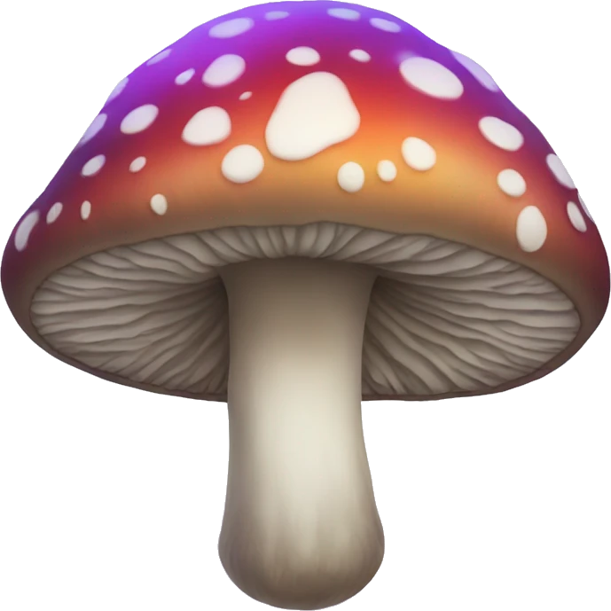 Trippy mushroom emoji