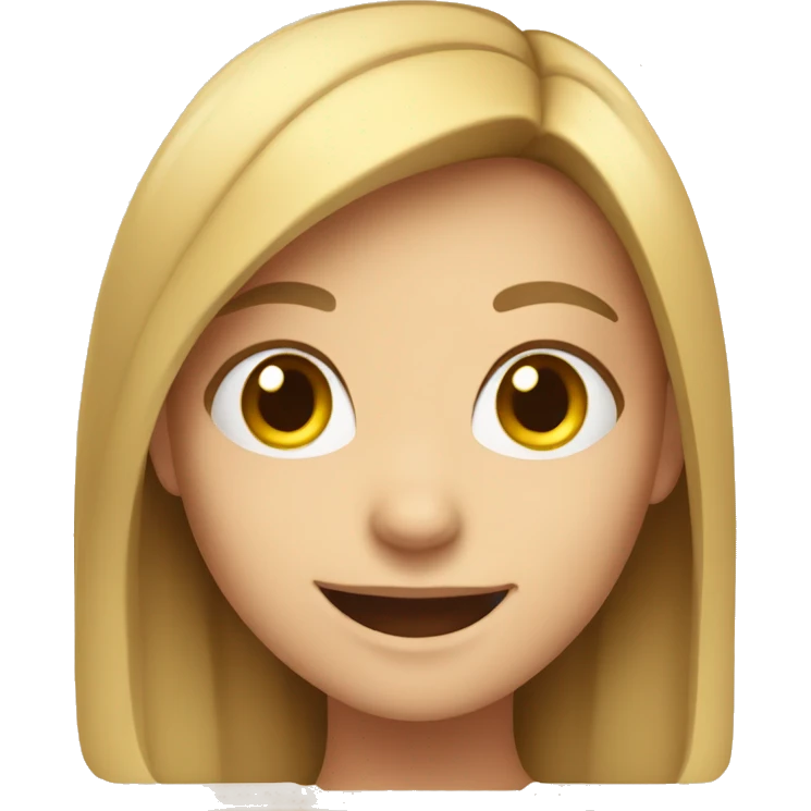 smiling girl  emoji