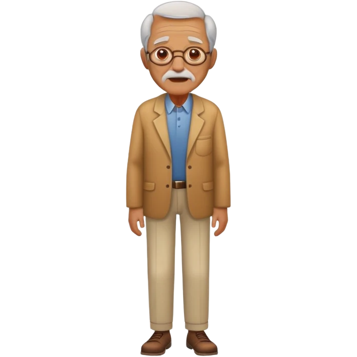 old man full body emoji