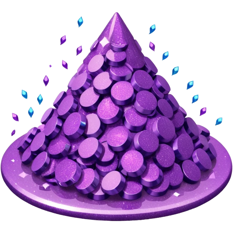 glitter purple hospital emoji