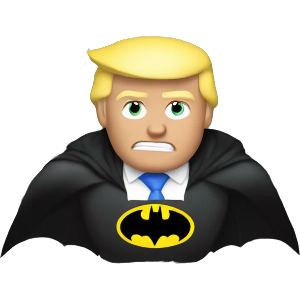 Donald Trump as Batman emoji