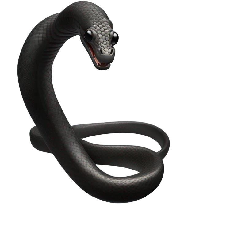 Black mamba emoji