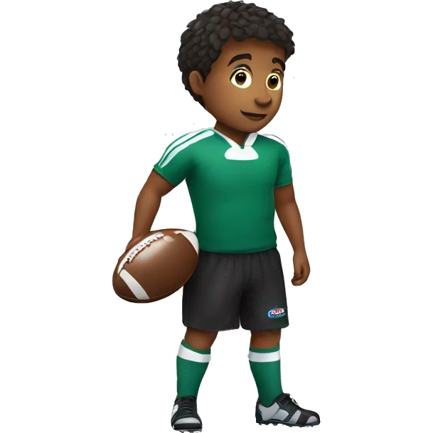 boy with rugby ball emoji