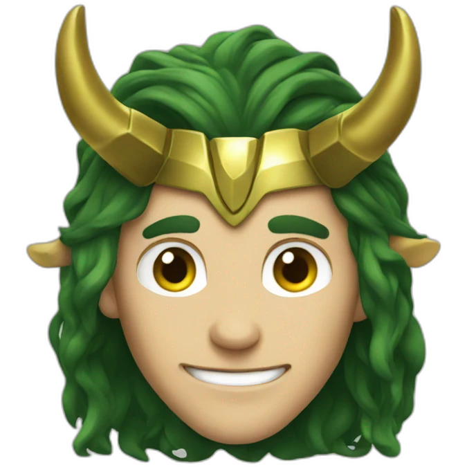 Loki with horns emoji
