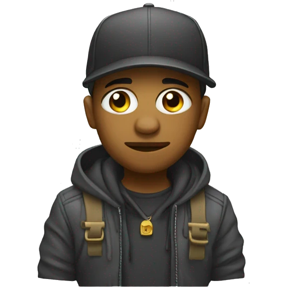 Rappeur avec un micro  emoji