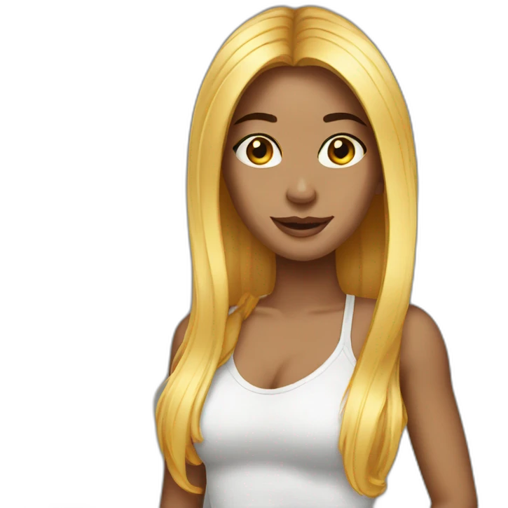 Hot girl emoji
