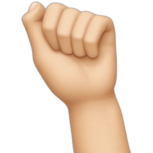 Finger on jaw emoji
