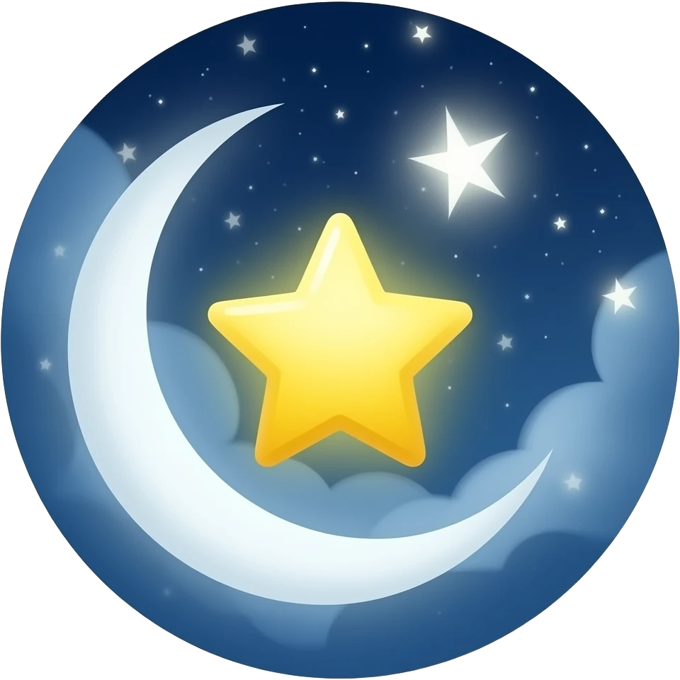 Moonlit Star Whisper emoji