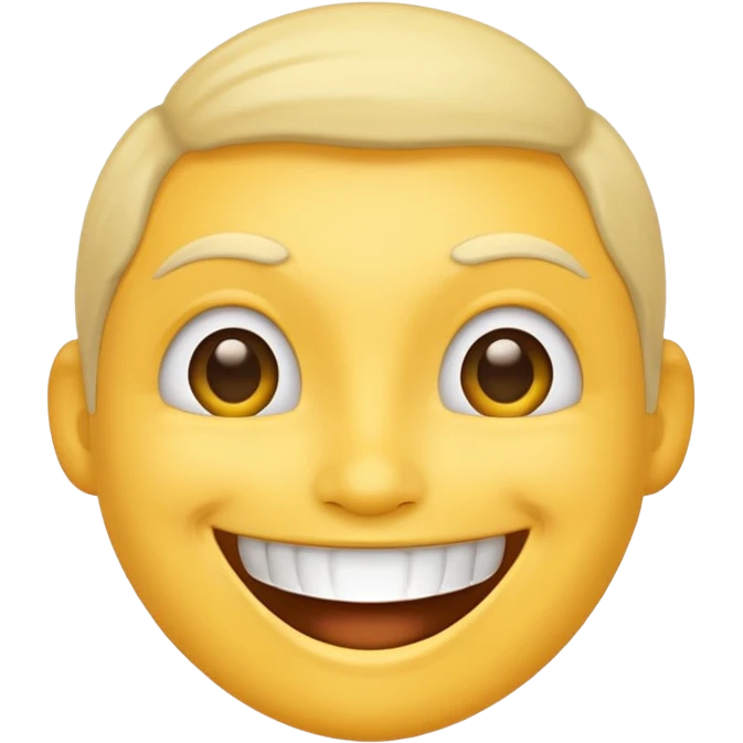 Grinning face emoji