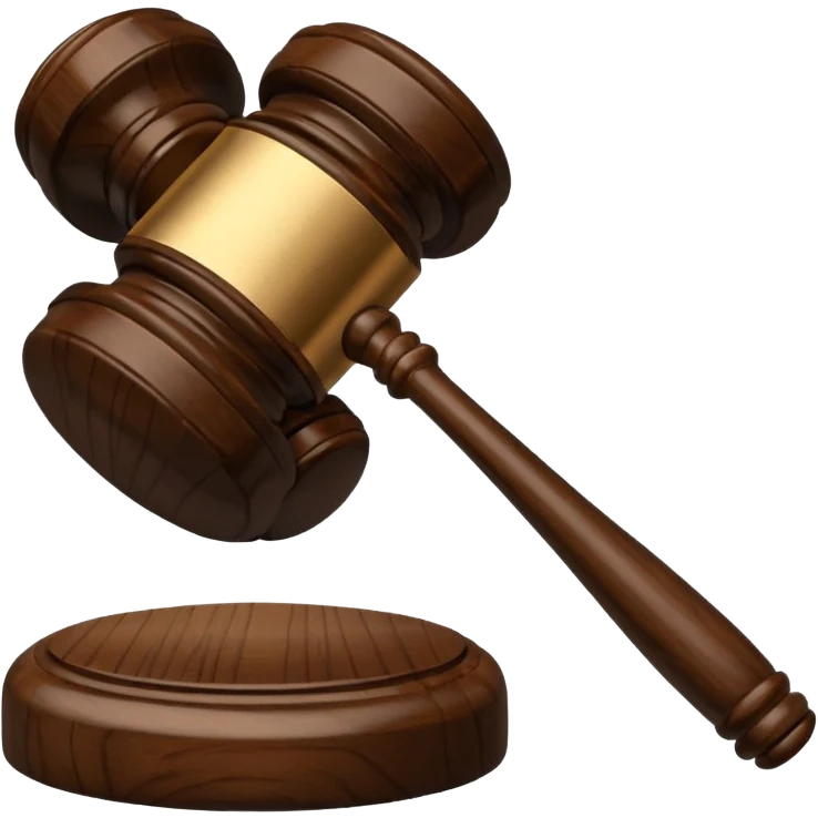 Auction gavel emoji