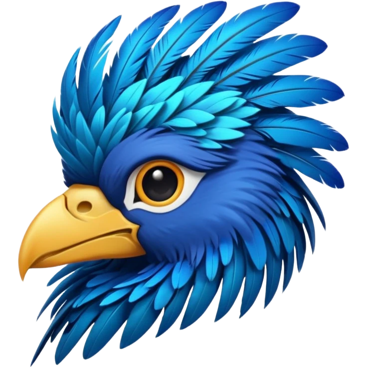 arara azul emoji