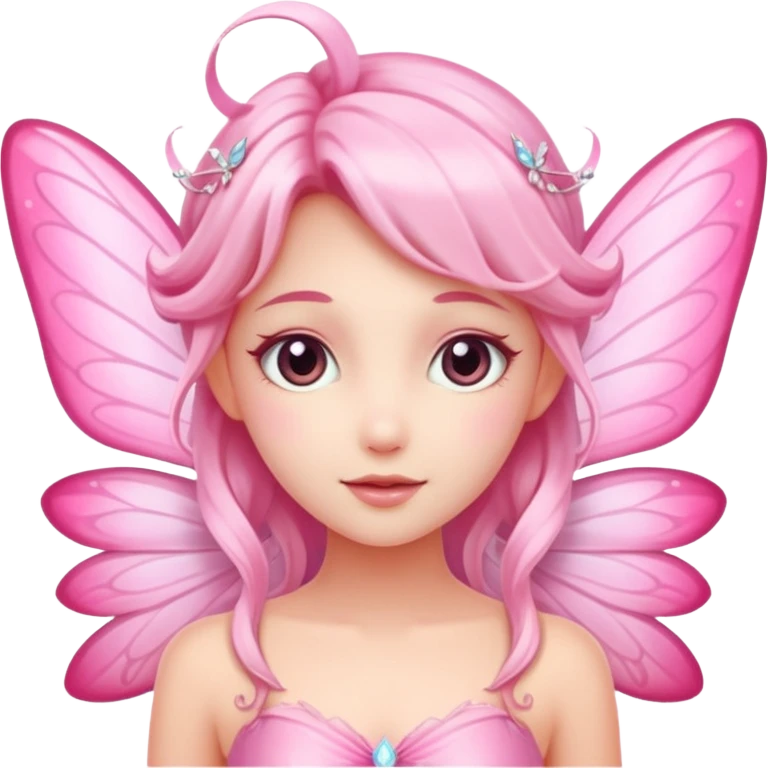 pink fairy emoji