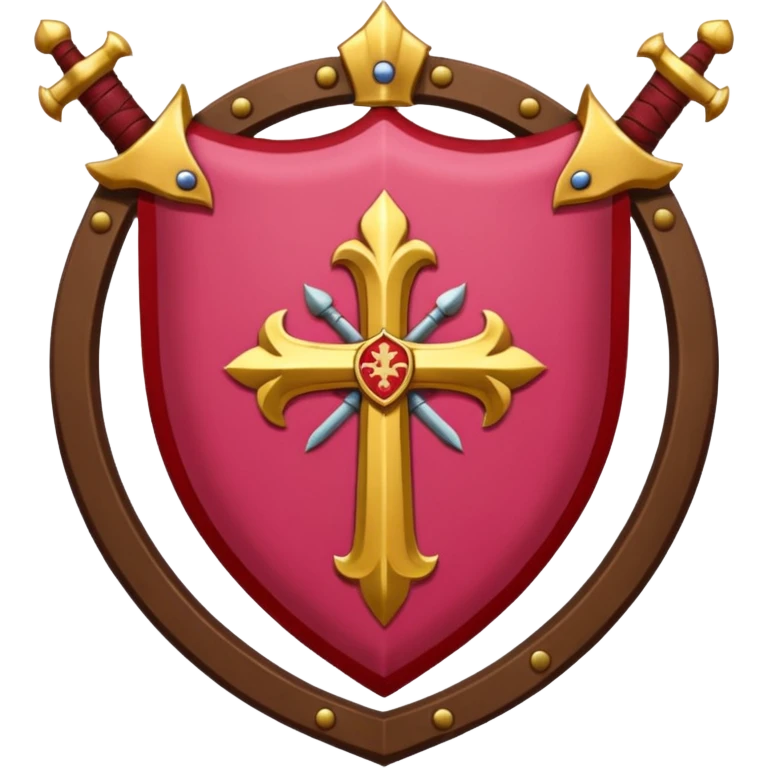 brasão sangrando medieval rosa de sangue vermelha emoji