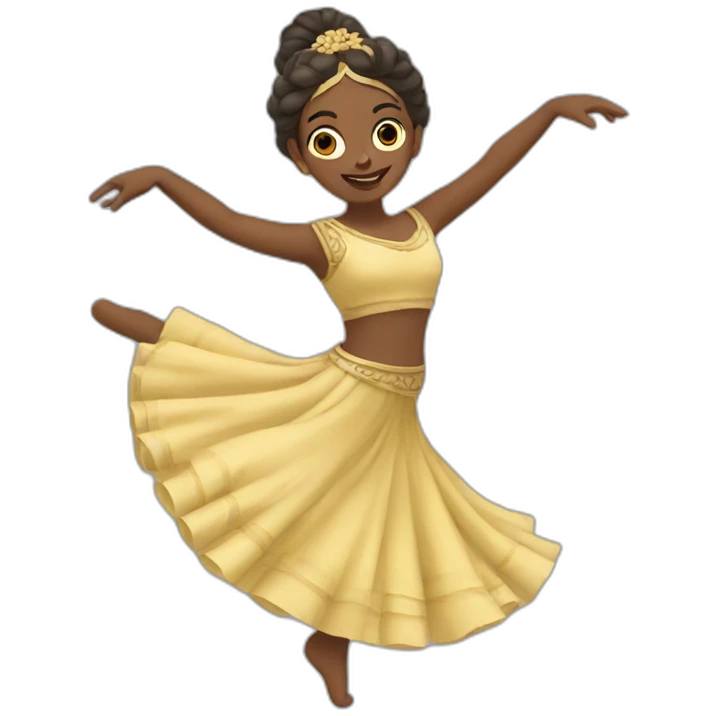 Classical dance emoji