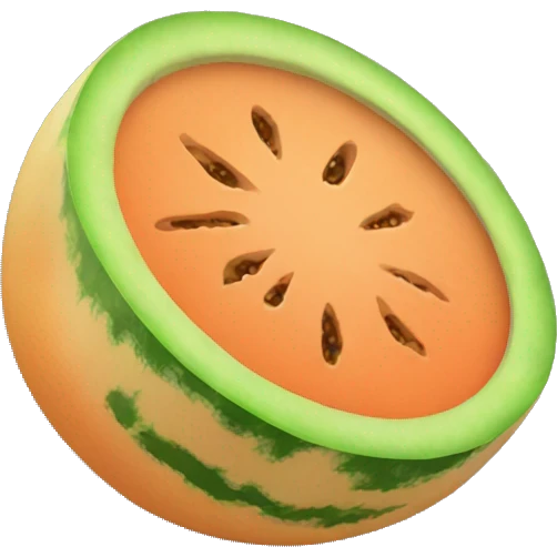 Hot melon emoji