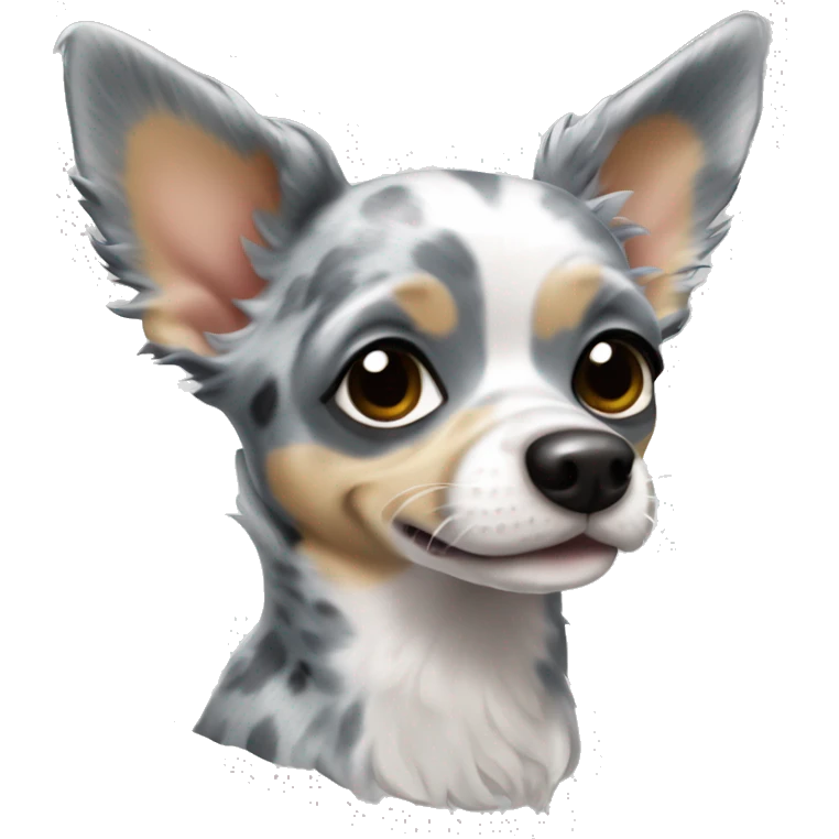 Blue merle chihuahua emoji