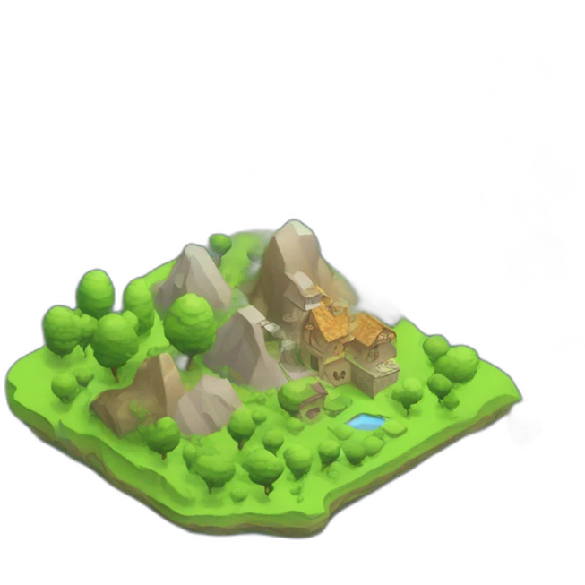 isometric-land emoji