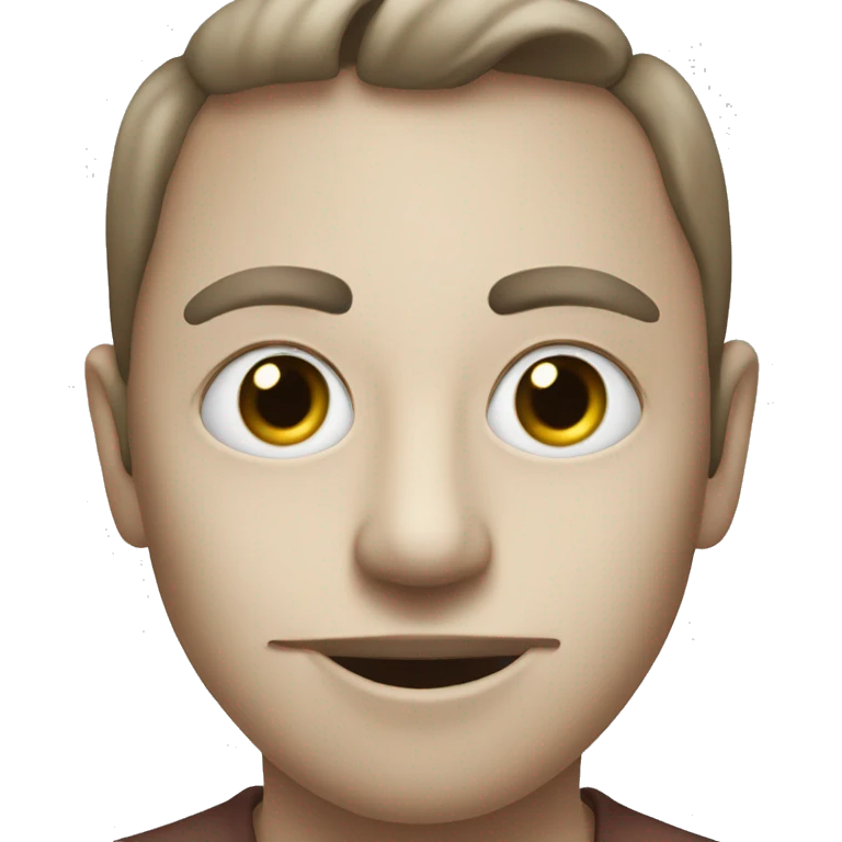 No eyes, nose, and mouth. Just draw the shape of your face emoji