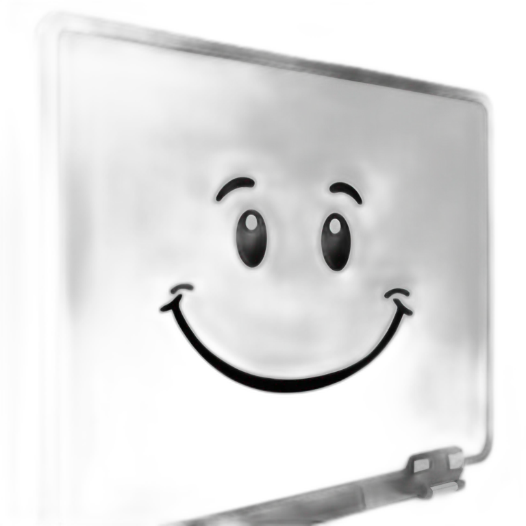 happy dry erase board emoji