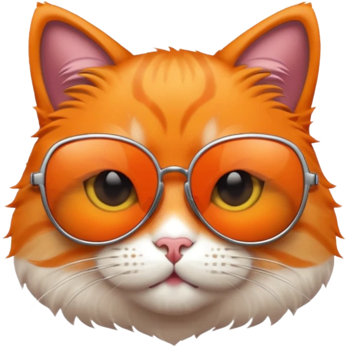 Cat wearing sunglasses emoji