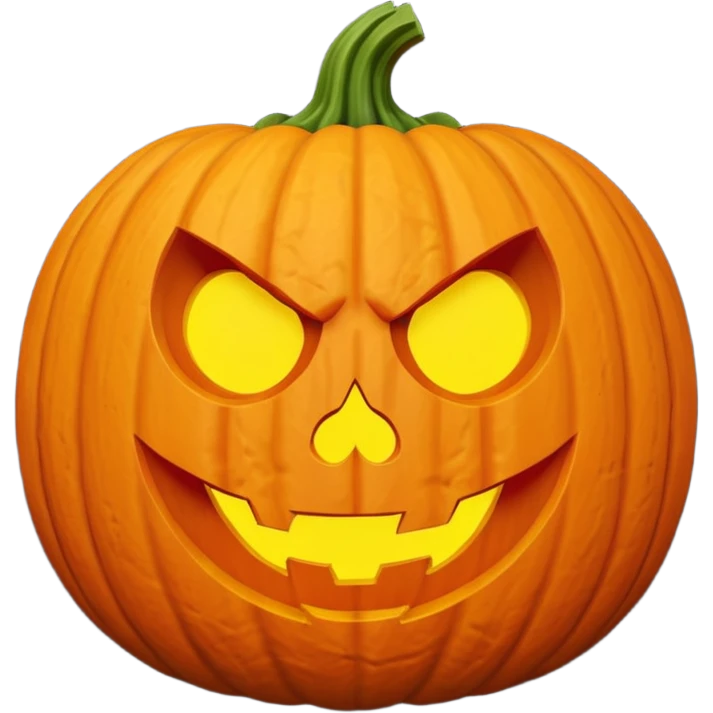 spooky pompkin 3d emoji