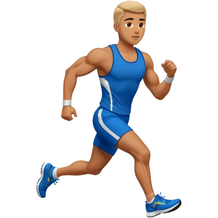 man running in sportswear emoji