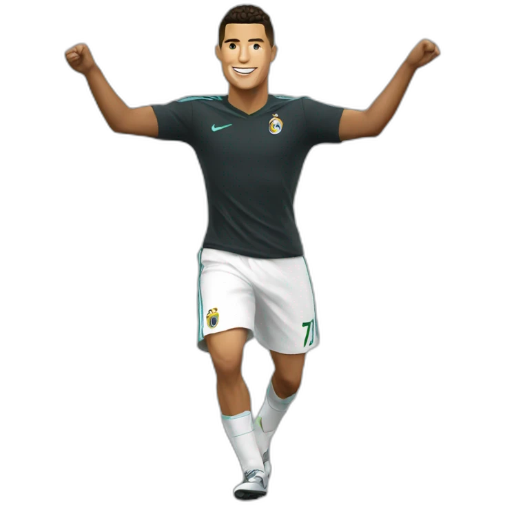 Ronaldo dancing  emoji