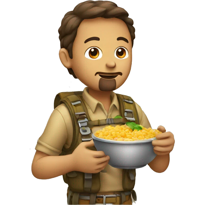 explorer eating emoji