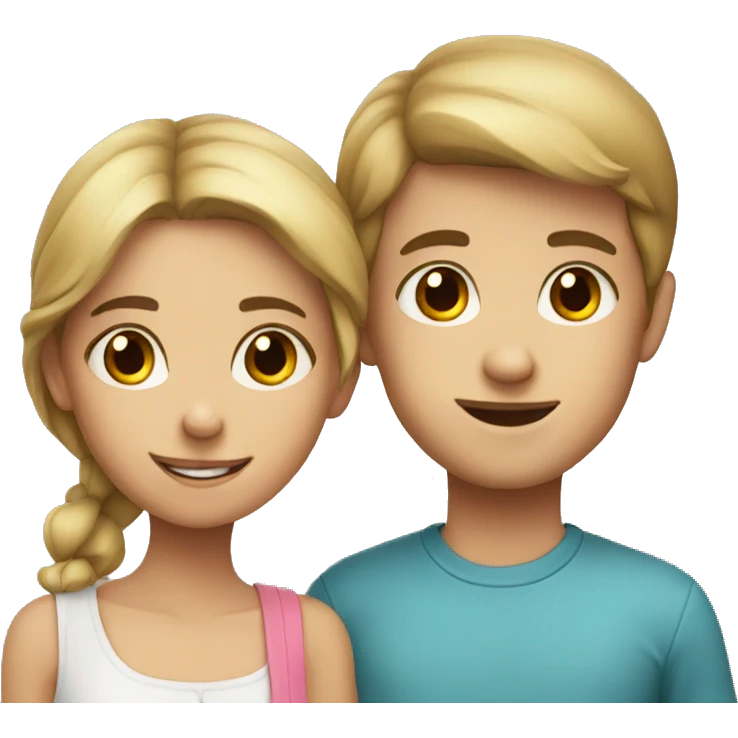 Boy and girl emoji
