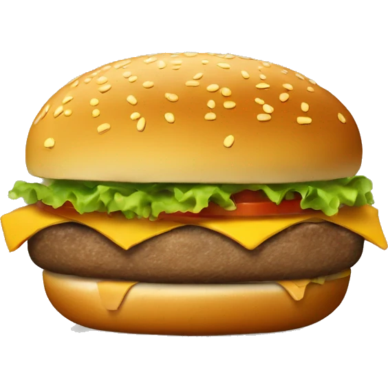 Burger with bar  emoji