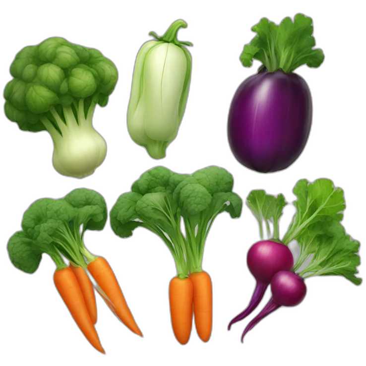 group of vegetables emoji