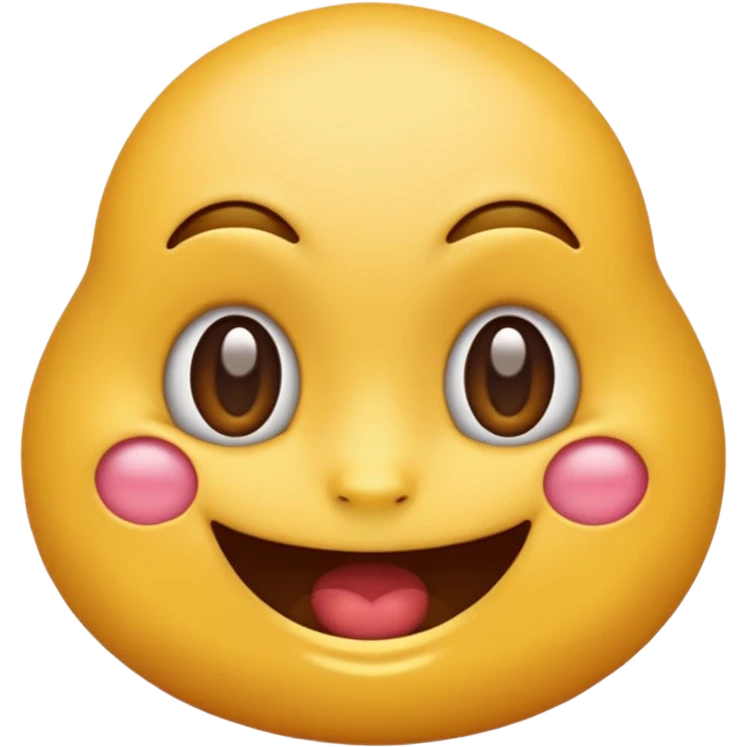 Un emoji coqueta mordiéndose el dedo emoji