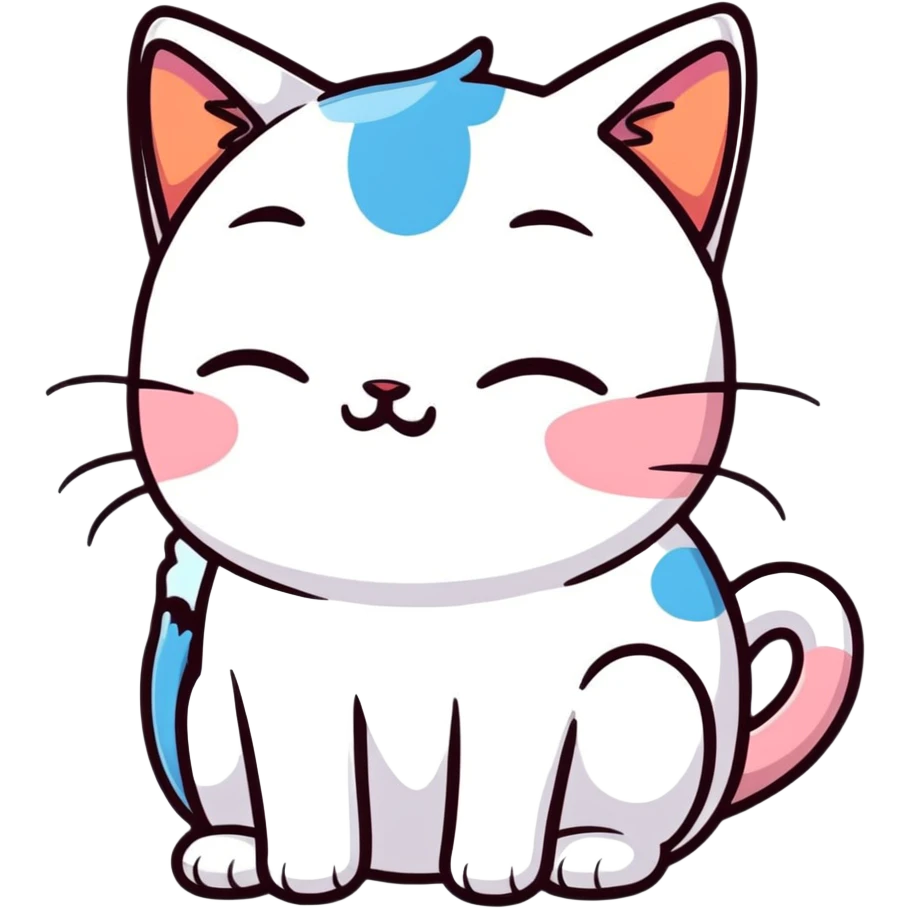 Кот мечтатель плачет emoji