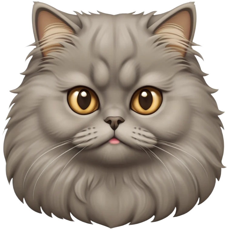 cinematic-adorable-big-eyed-fluffy-grey-persian-cat-portrait-emoji,-head-tilted-playfully-with-a-sweet-expression,-fluffy-grey-fur-with-rich-caramel-and-gold-undertones,-simplified-yet-irresistibly-cute-features-with-large,-expr emoji