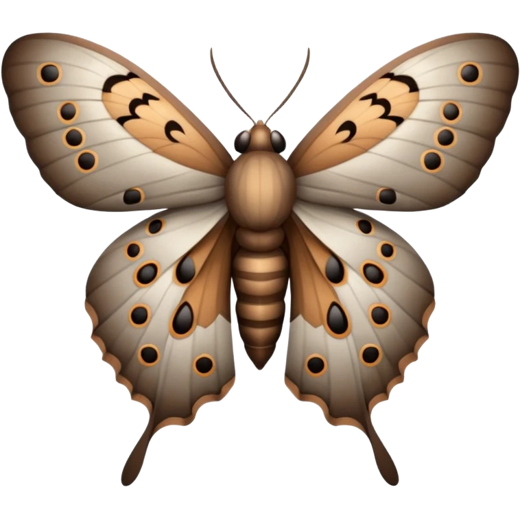 moth, different angle emoji