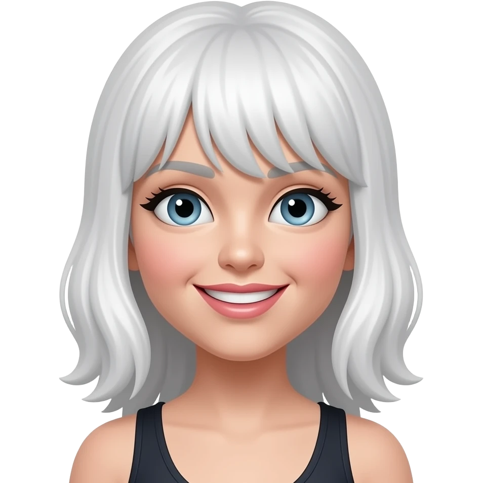 Horny white girll emoji