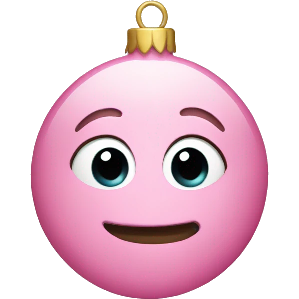 Pink Christmas  emoji