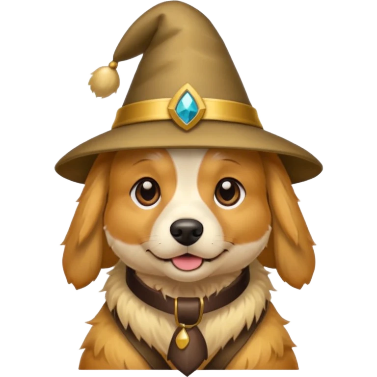 Dog wizard emoji