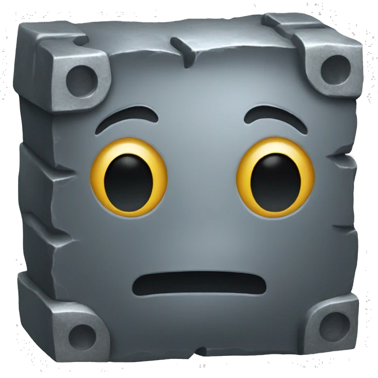 block of iron emoji