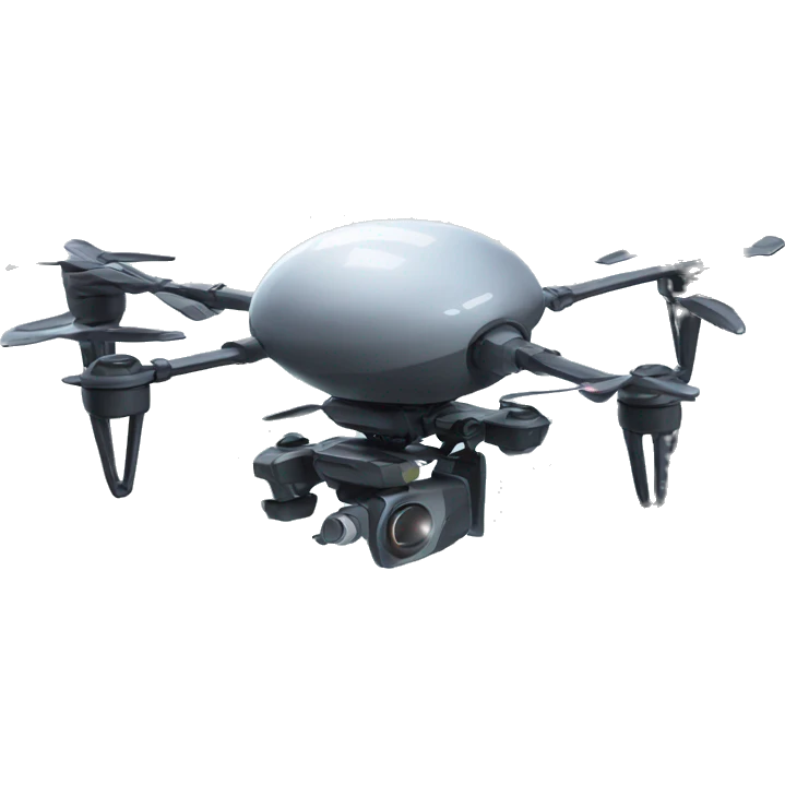 Futuristic drone emoji