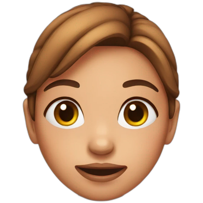 girl with rash emoji
