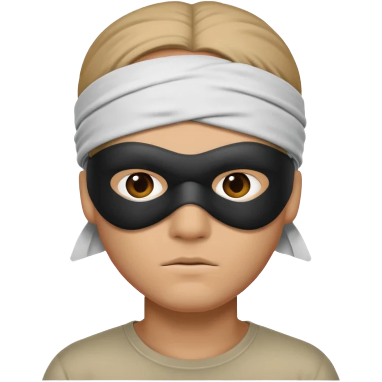 blindlyfolded one men emoji