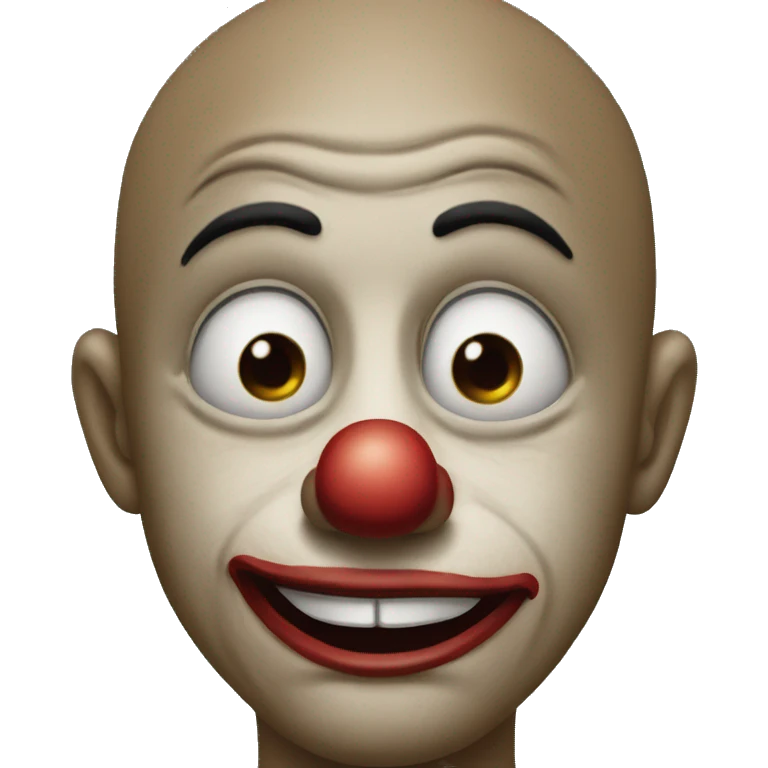 Crying clown emoji
