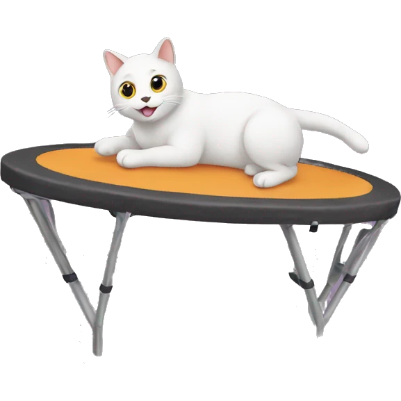 cat on a trampoline  emoji