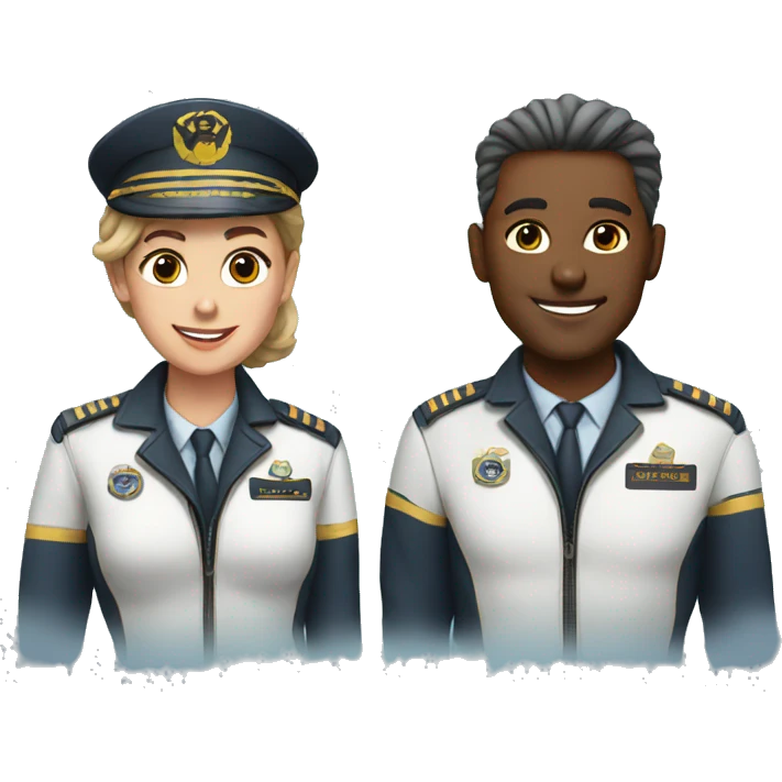 Pilot couple emoji