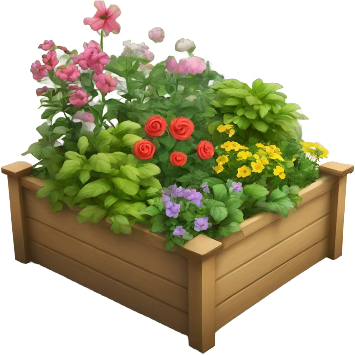 Garden in planter box emoji